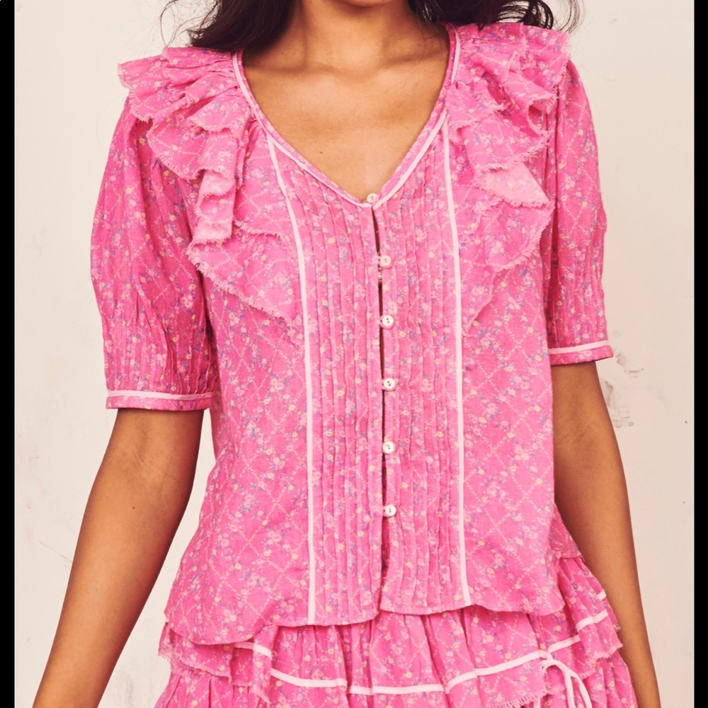 Love Shack Fancy Linnea Top